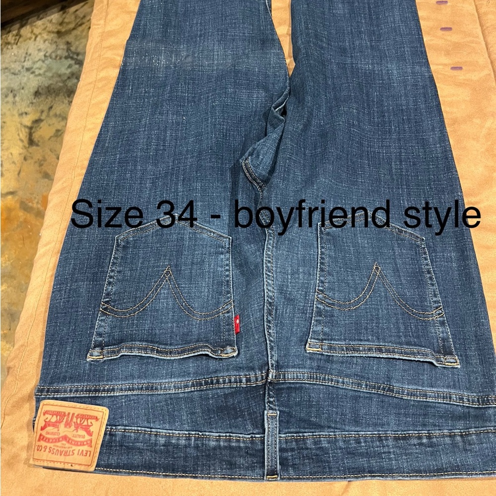 Levi's Blue Boyfriend Jeans